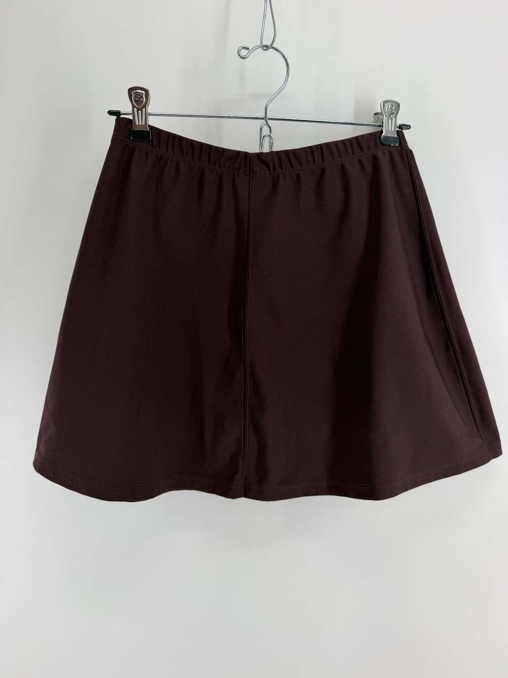 Nike Dri-FIT Vintage Tennis Skirt Brown Size S 4-6 Y2K Sporty Mini Skort